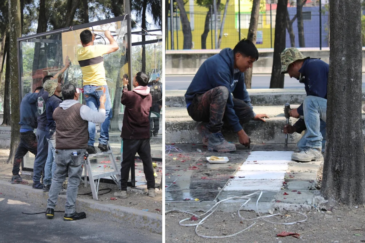 Retiran polémico altar instalado en la vía pública en CDMX