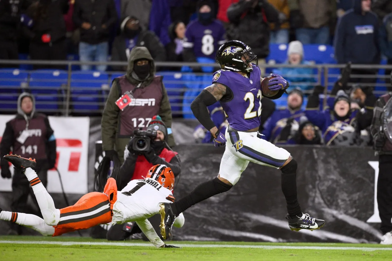 Ravens asegura AFC Norte tras vencer a Cleveland