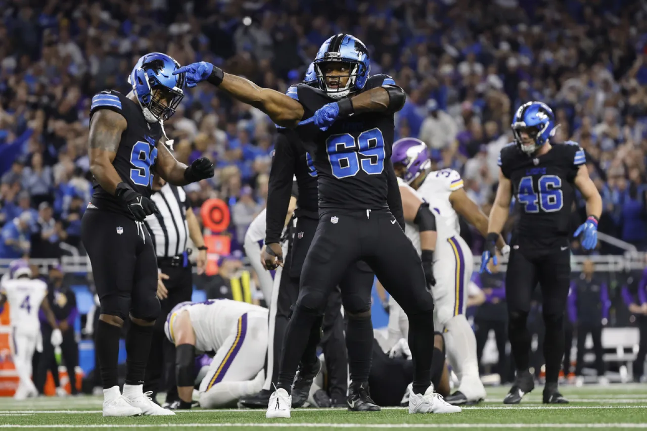 Lions vencen a Vikings para quedar como primeros sembrados de la NFC