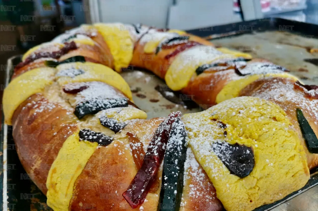 Panaderías de barrio también tienen roscas de reyes