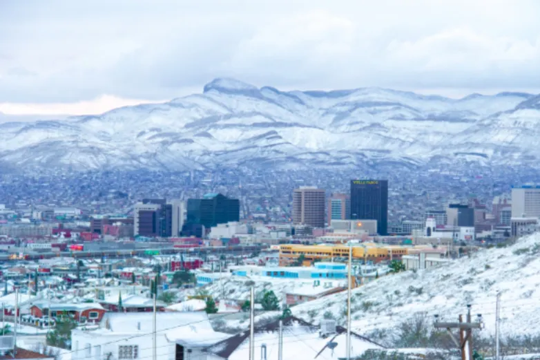 El Paso: Emiten alerta de nevada 