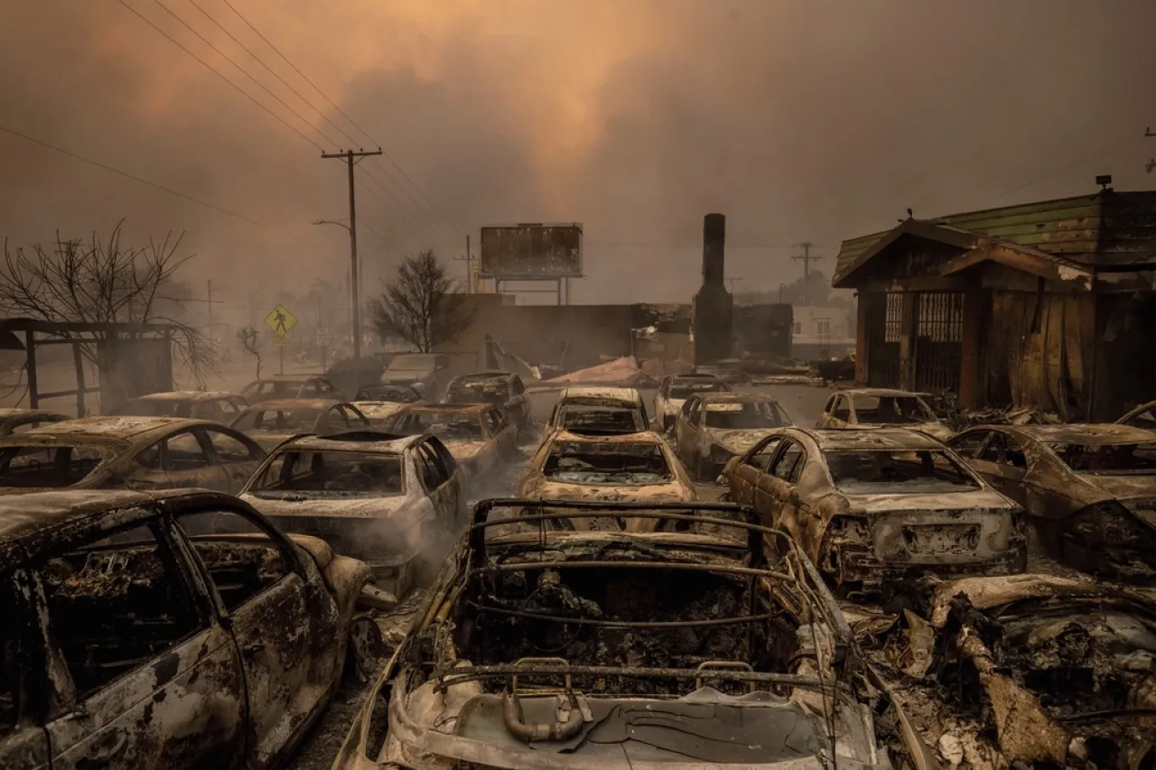 Galería: Devastación causada por incendios forestales en el sur de California