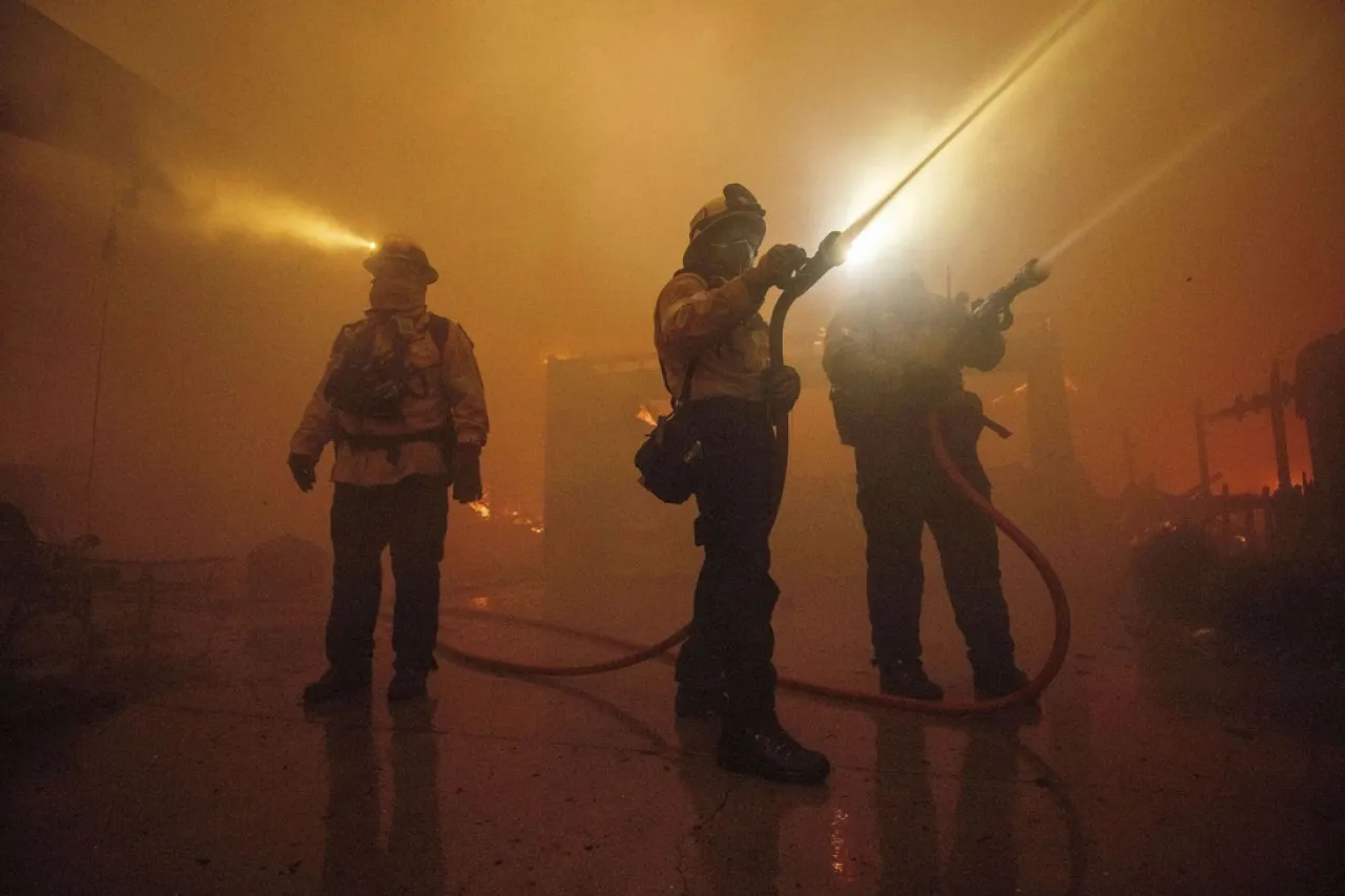 Galería: Devastación causada por incendios forestales en el sur de California