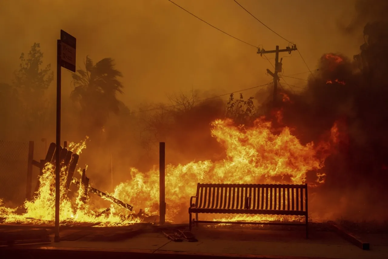 Galería: Devastación causada por incendios forestales en el sur de California