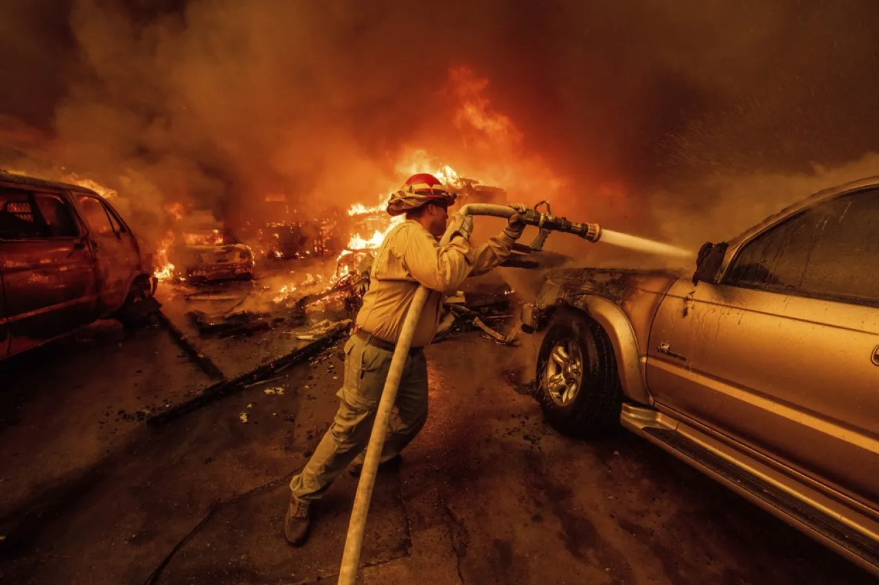 Galería: Devastación causada por incendios forestales en el sur de California