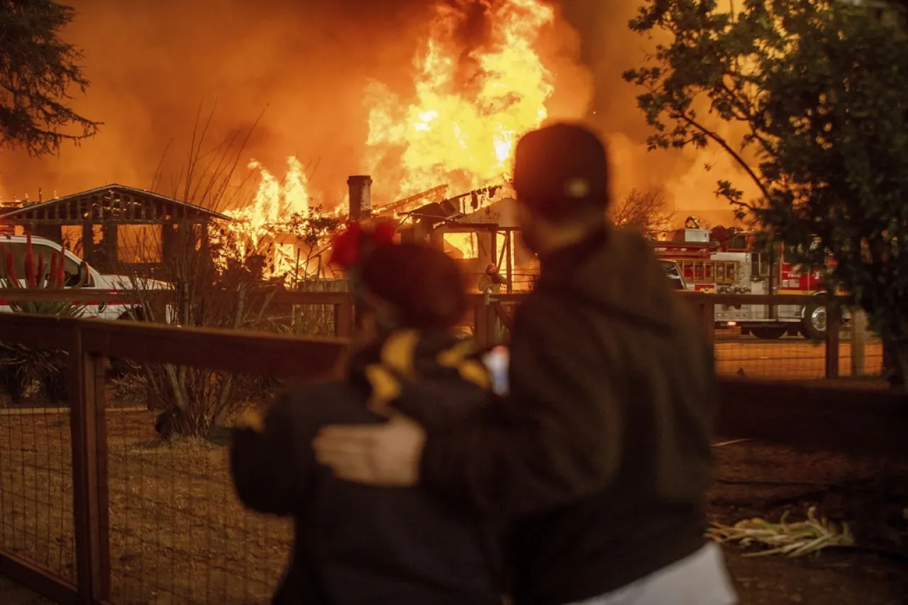 Galería: Devastación causada por incendios forestales en el sur de California