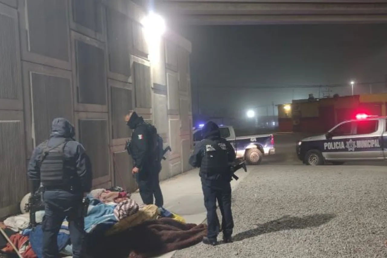 Frío en Juárez: Brindó SSPM 18 apoyos en la madrugada