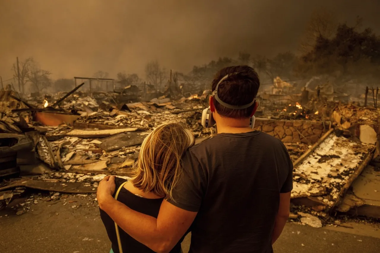 Galería: Devastación causada por incendios forestales en el sur de California