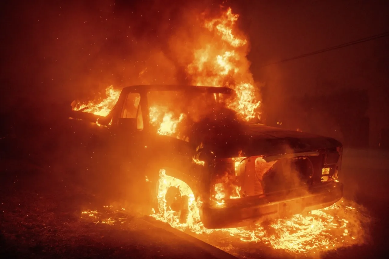 Galería: Devastación causada por incendios forestales en el sur de California