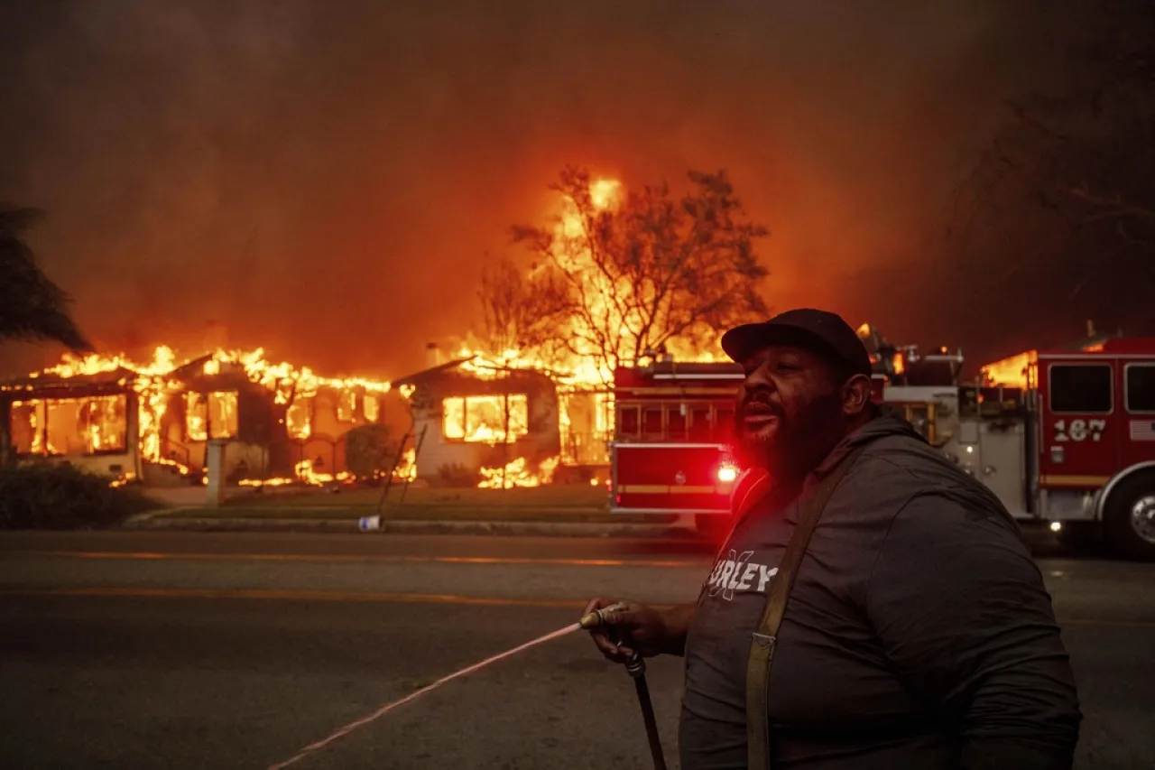 Galería: Devastación causada por incendios forestales en el sur de California