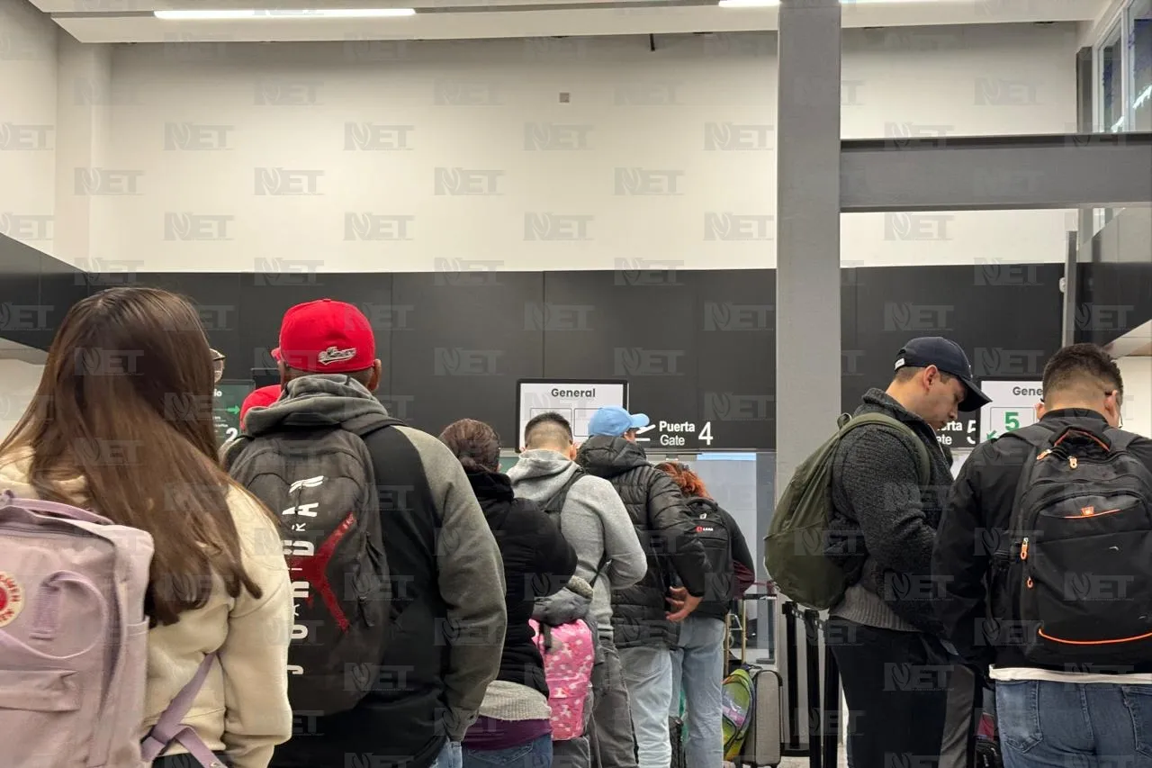 Juárez: Cancela aeropuerto despegues y aterrizajes por tormenta invernal