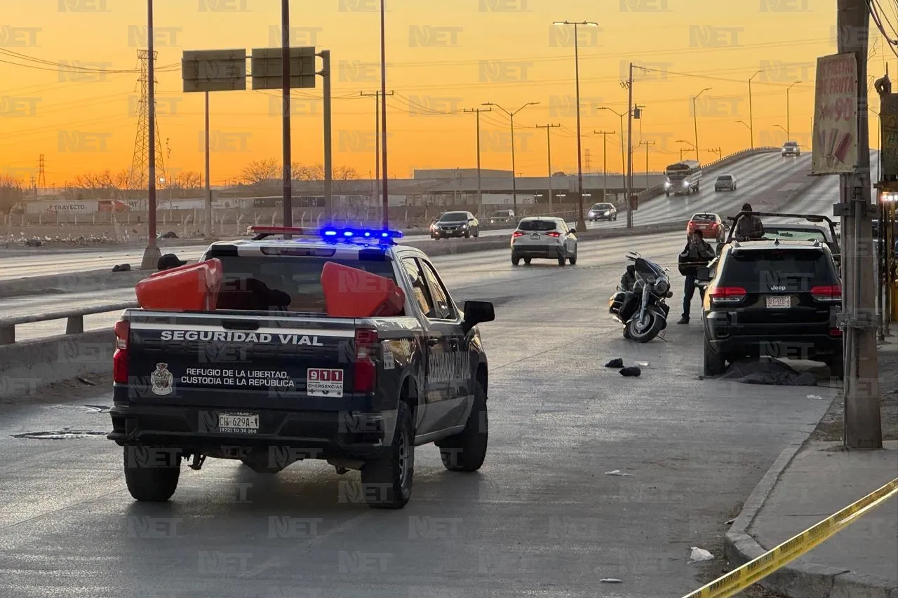 Muere motociclista en accidente vial