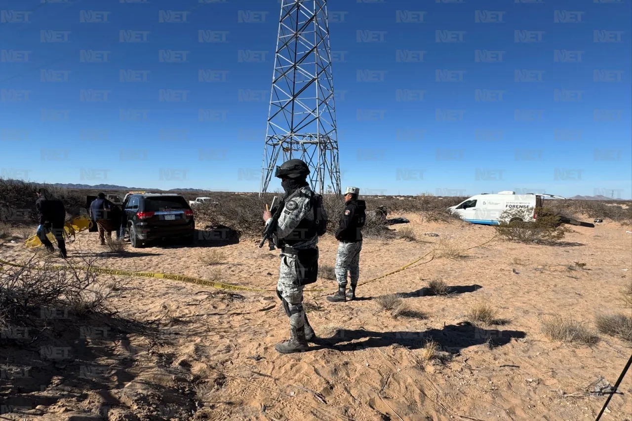 Hallan cuerpos cerca de carretera Samalayuca tras robo de camioneta