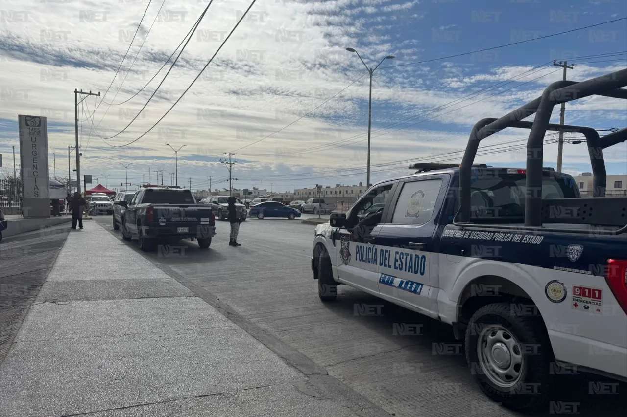 Hieren a escolta con arma de fuego en Parajes del Sur
