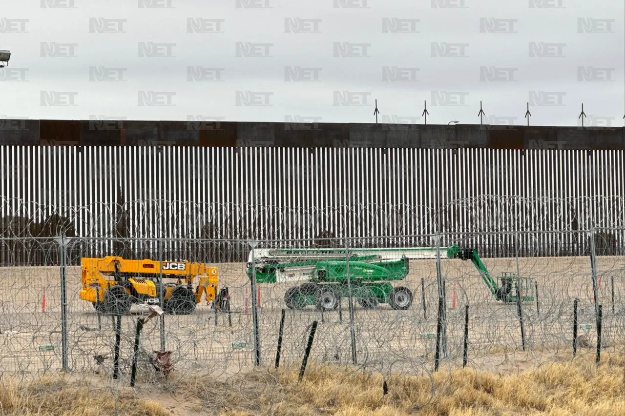 Instalan picos para ‘crecer’ muro fronterizo en Juárez