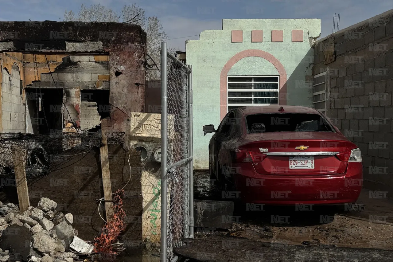 Incendio consume vivienda en Riberas del Bravo