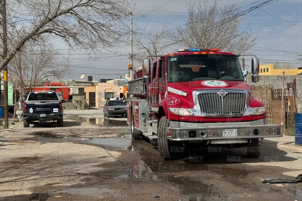 Incendio consume vivienda en Riberas del Bravo