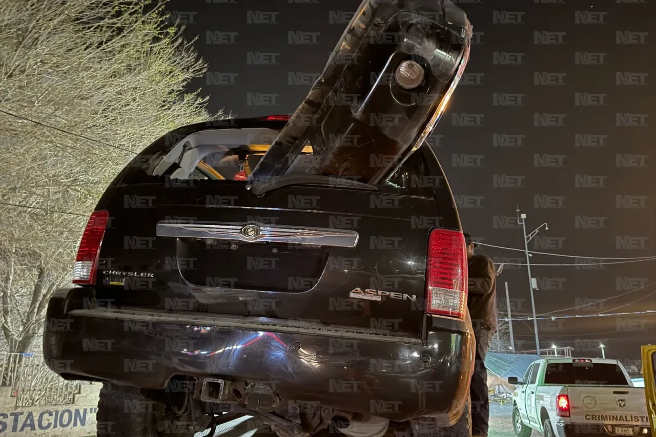 Aseguran dos camionetas tras ataque en El Valle