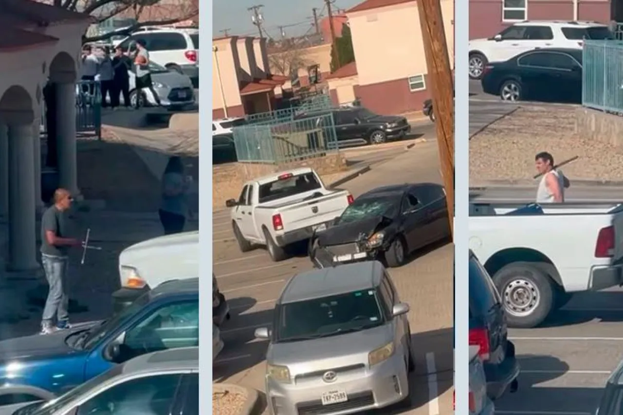 ¿Por qué? Furiosos conductores destrozan sus autos en estacionamiento en EP