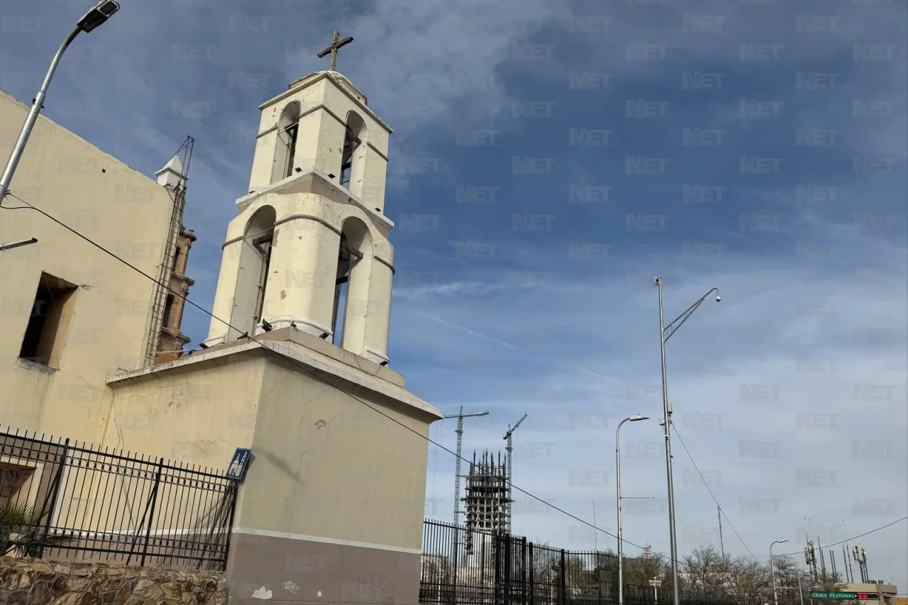 Torre Centinela, ya visible desde distintos puntos de Ciudad Juárez