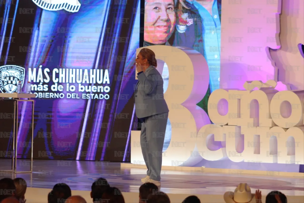 Que viva Ciudad Juárez: Cierra gobernadora su Tercer Informe