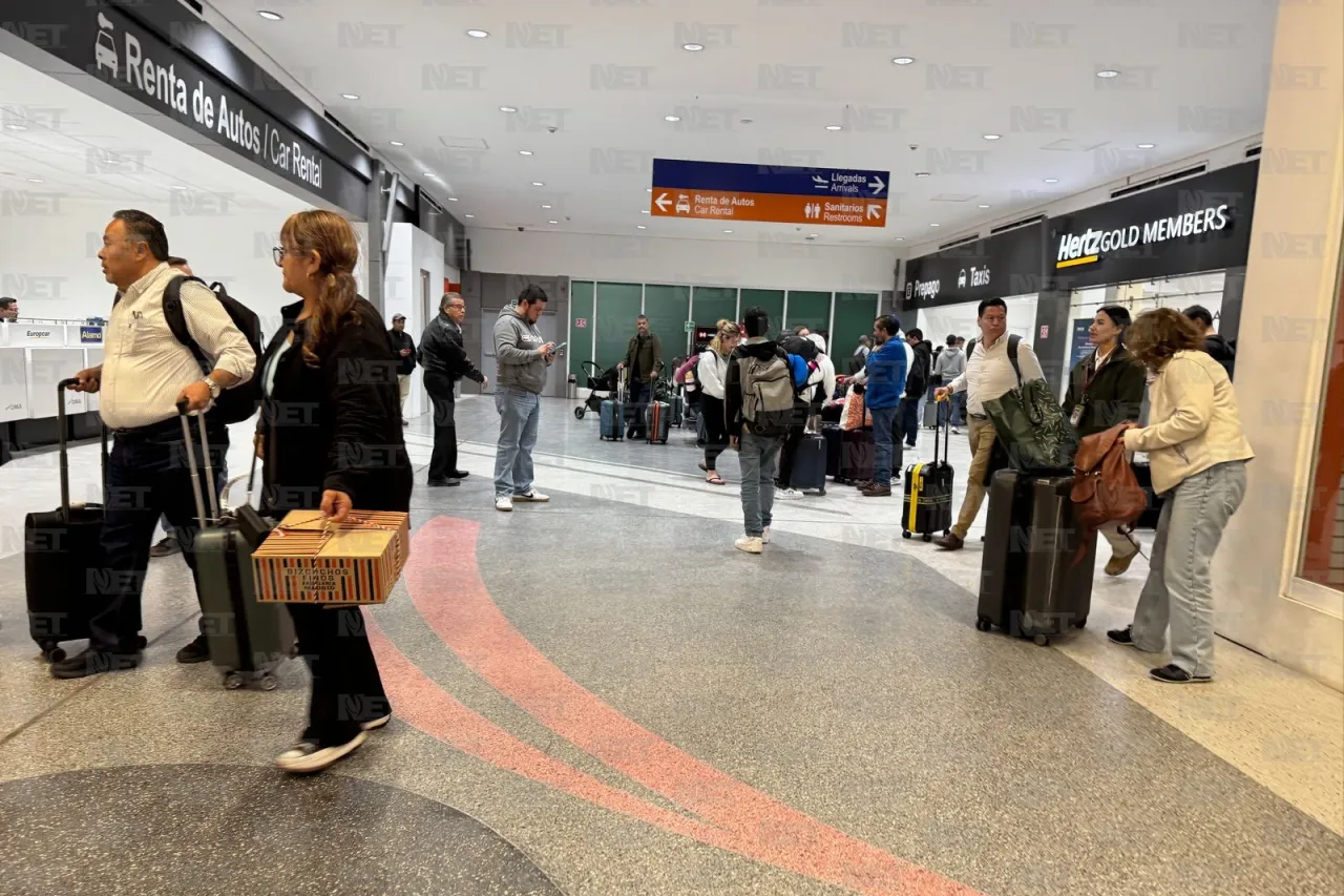 Ráfagas de vientos provocan cancelación de 8 vuelos en Ciudad Juárez