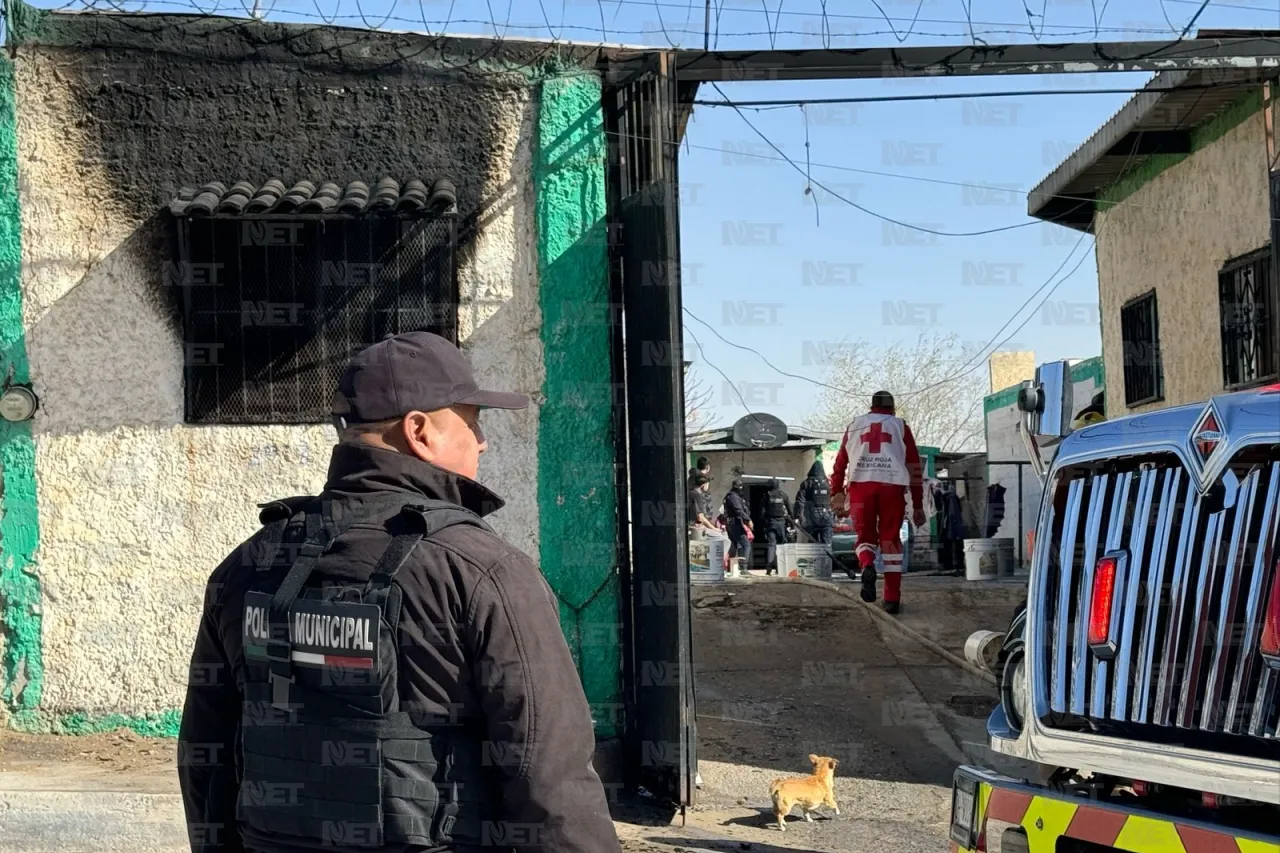 Se incendia casa en Granjas de Chapultepec