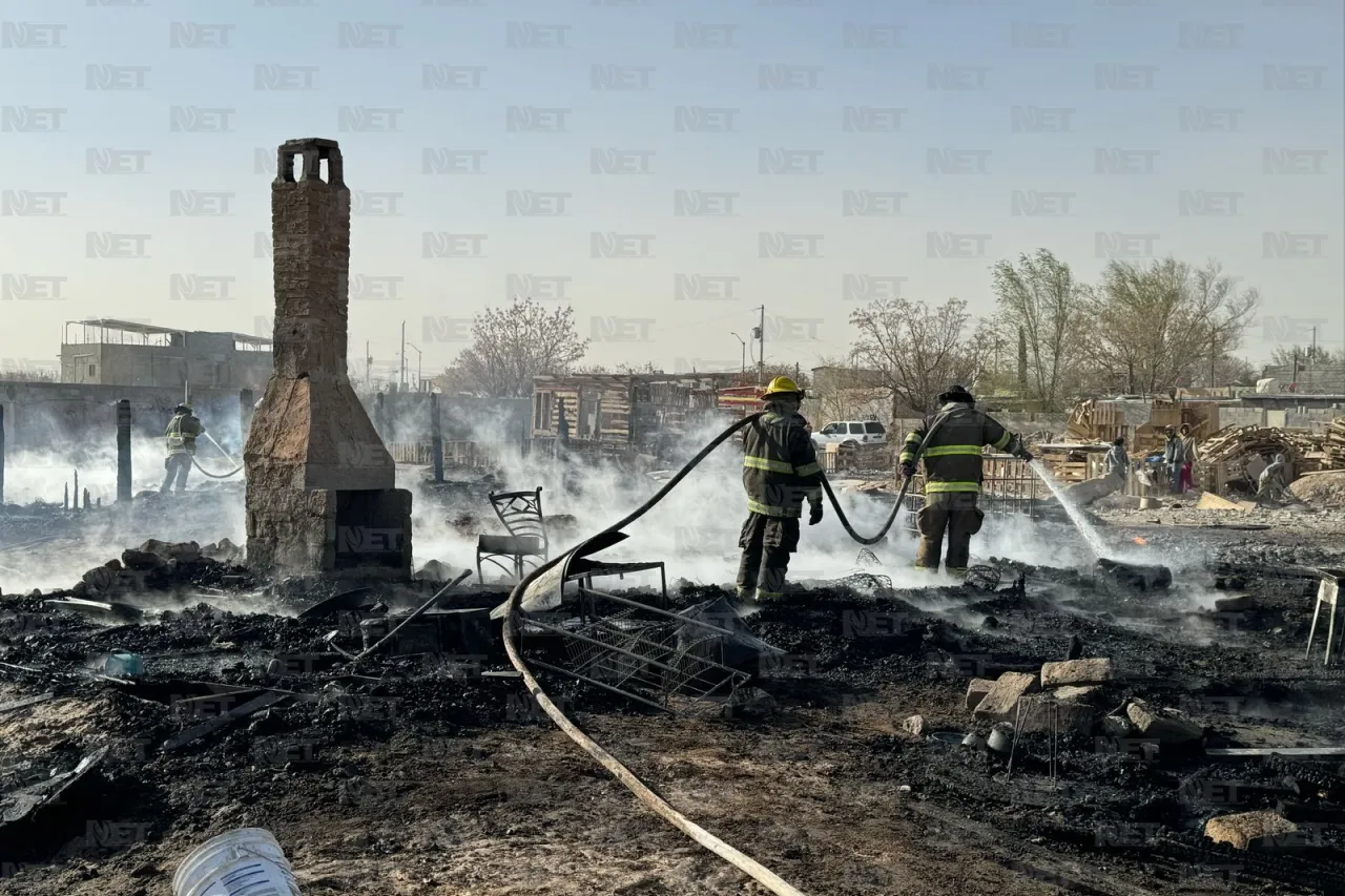 Se incendian 4 casas de madera en Colinas del Norte