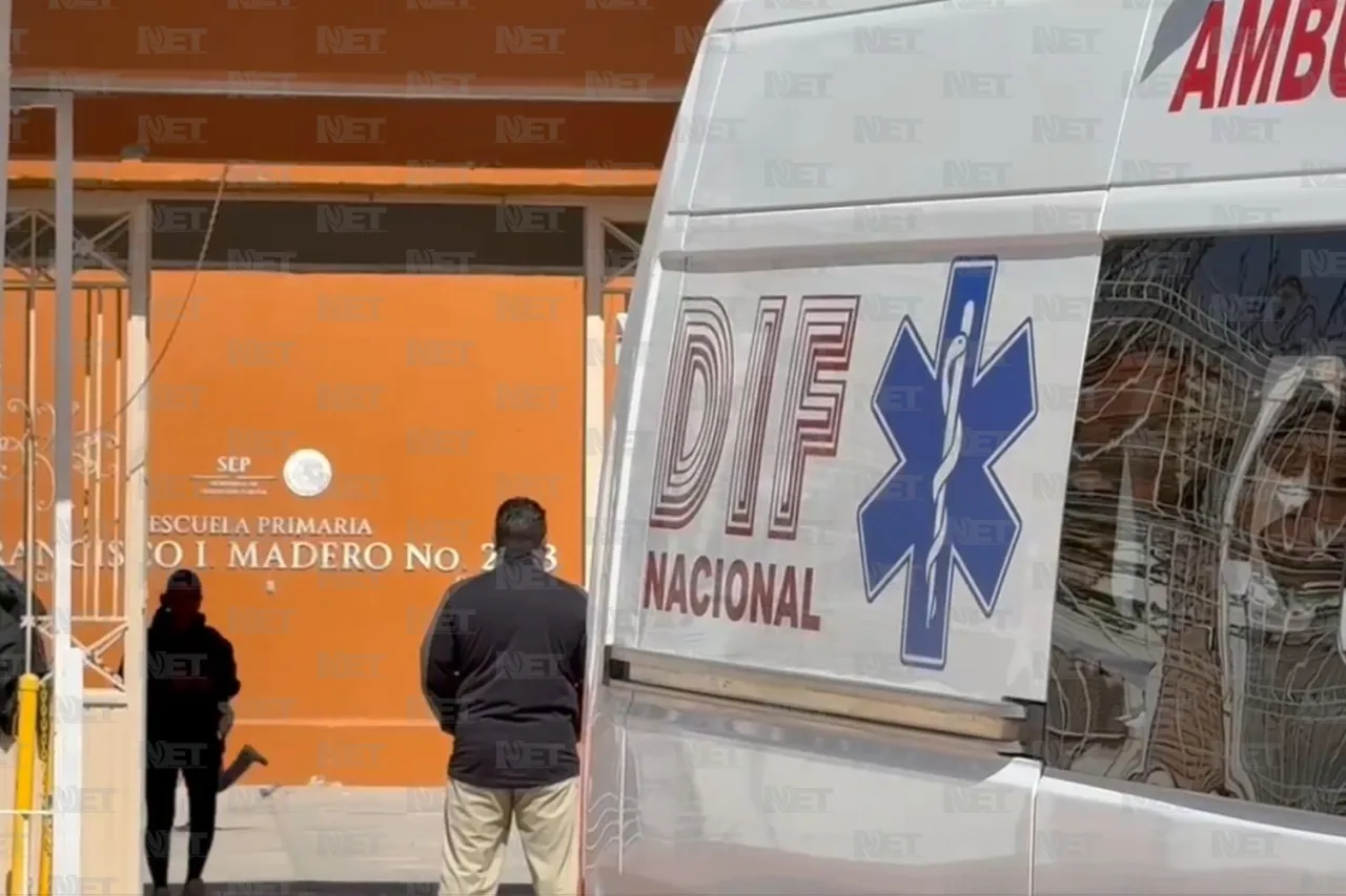 Niña se cae en el recreo, la trasladan a hospital por posible fractura