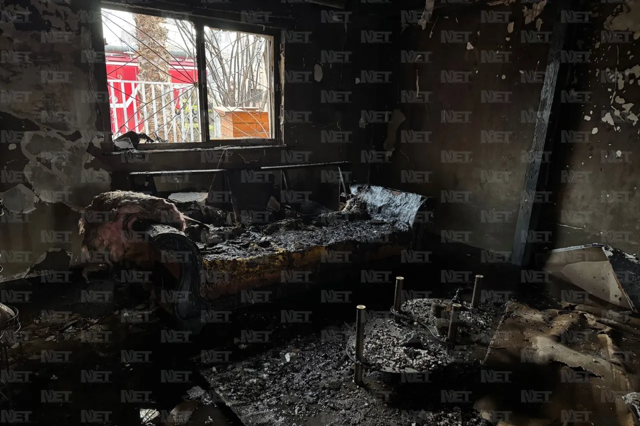 Incendio consume vivienda en la colonia Fidel Ávila