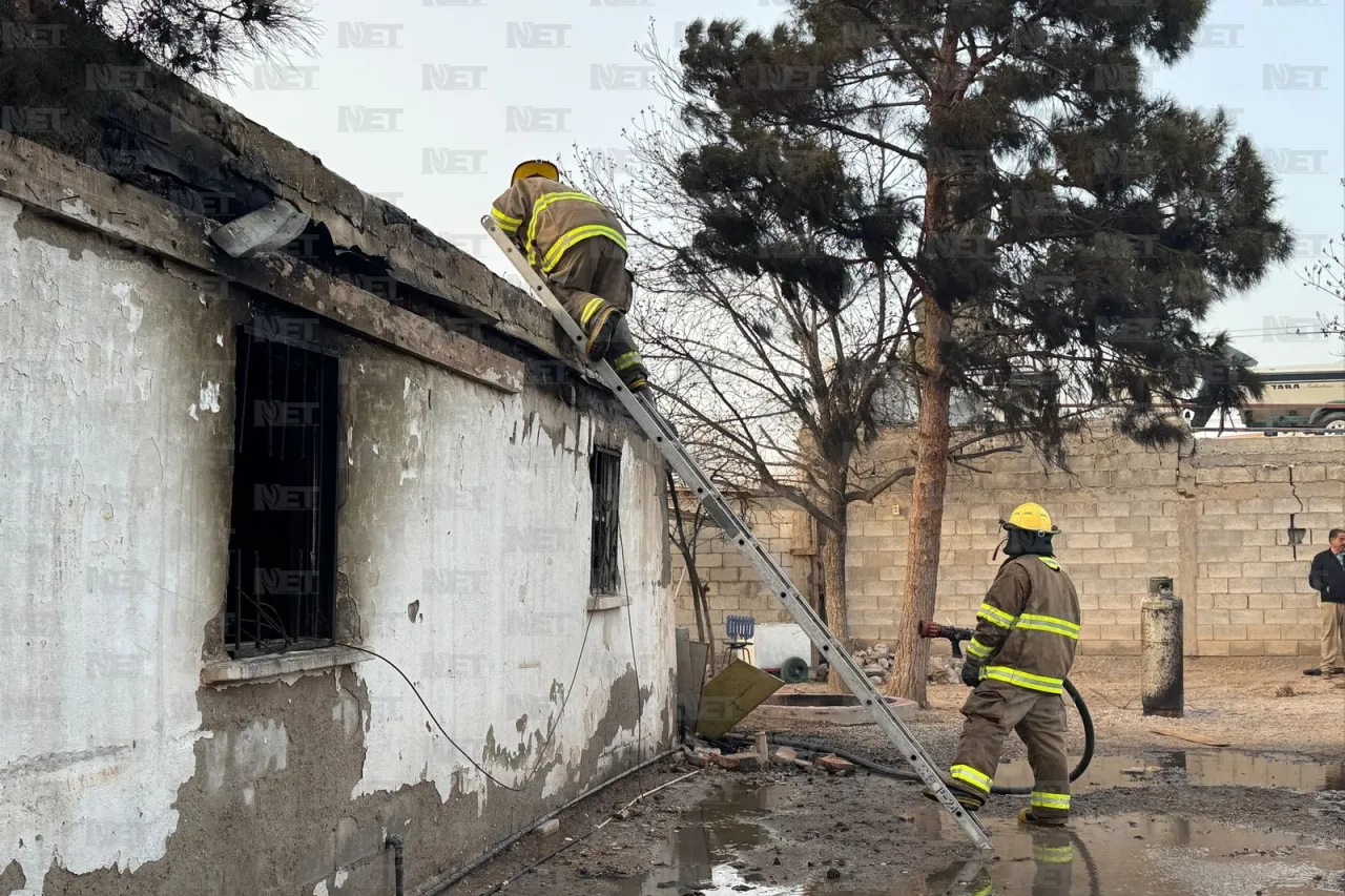 Incendio consume vivienda en la colonia Fidel Ávila