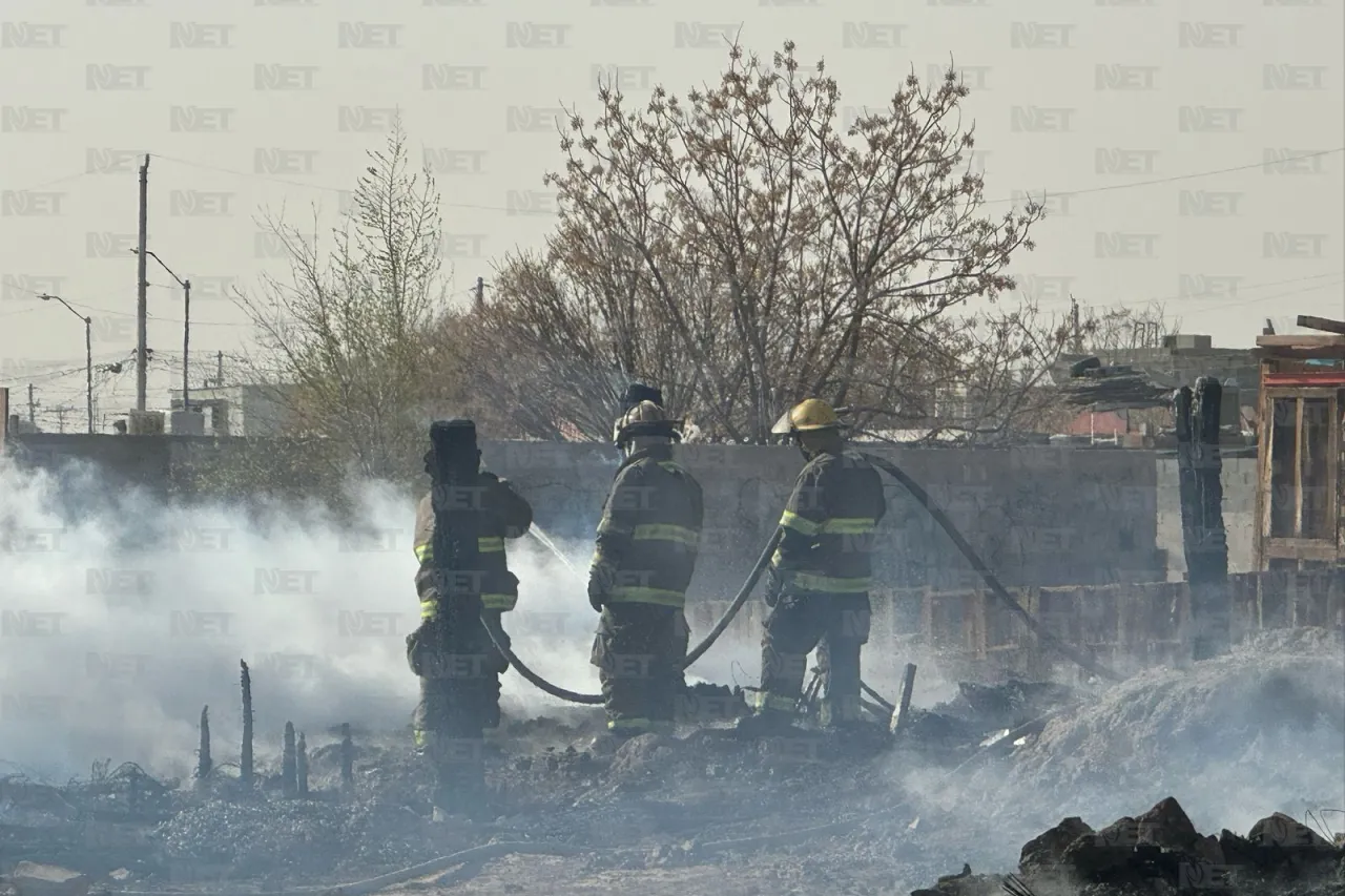 Se incendian 4 casas de madera en Colinas del Norte