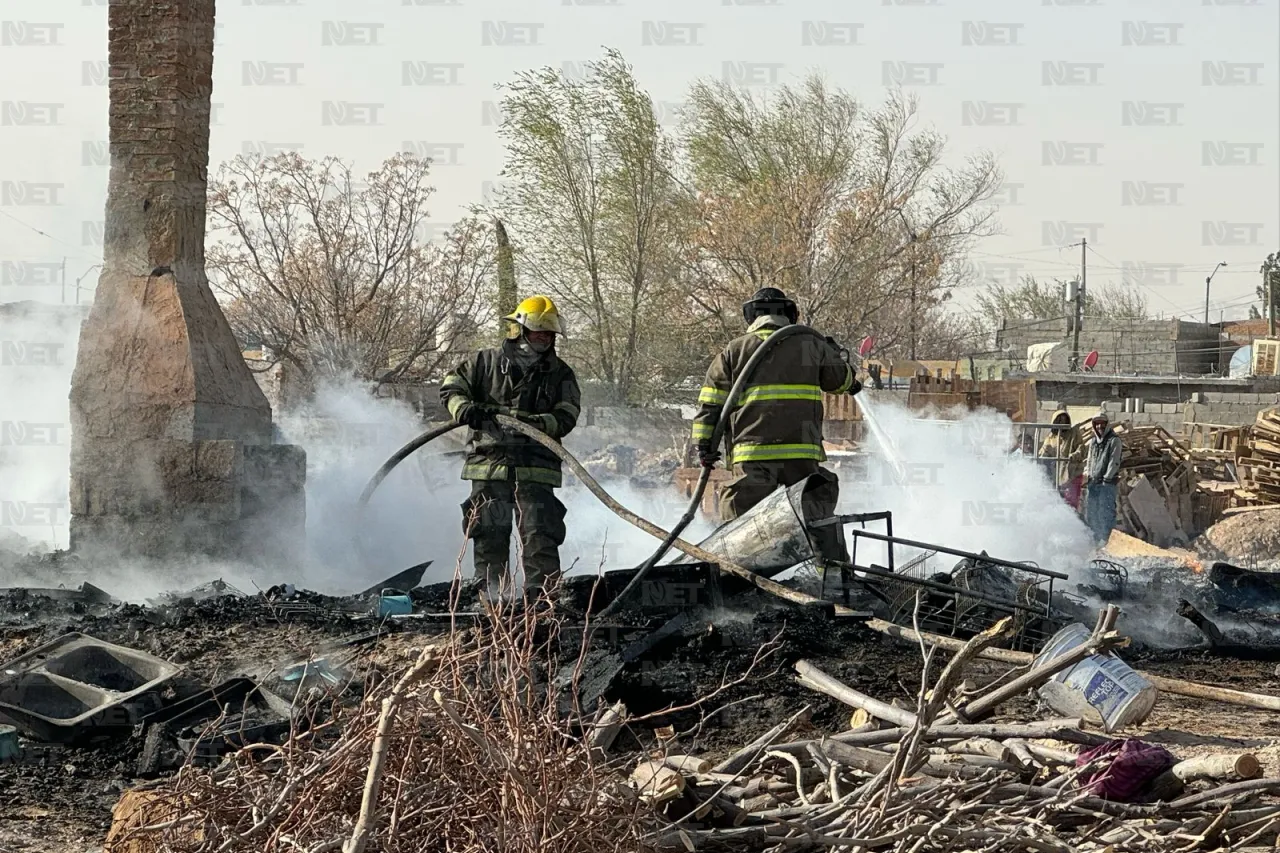 Se incendian 4 casas de madera en Colinas del Norte
