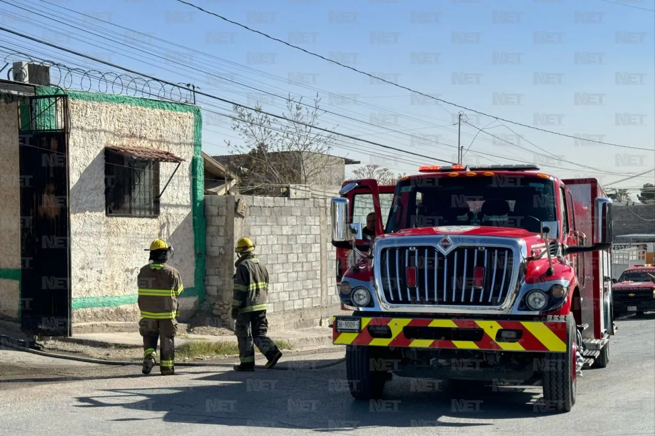 Se incendia casa en Granjas de Chapultepec