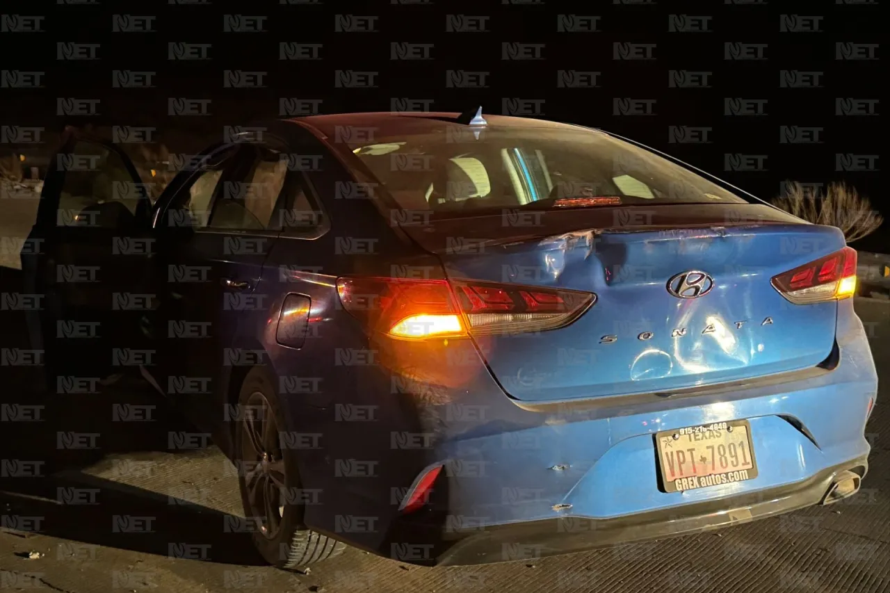 Ebria impacta muro en el Camino Real y choca camioneta; Hay un menor herido