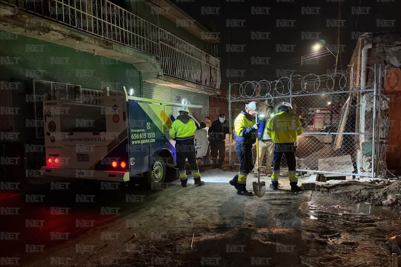 Fuga de gas en la colonia Chaveña moviliza a bomberos