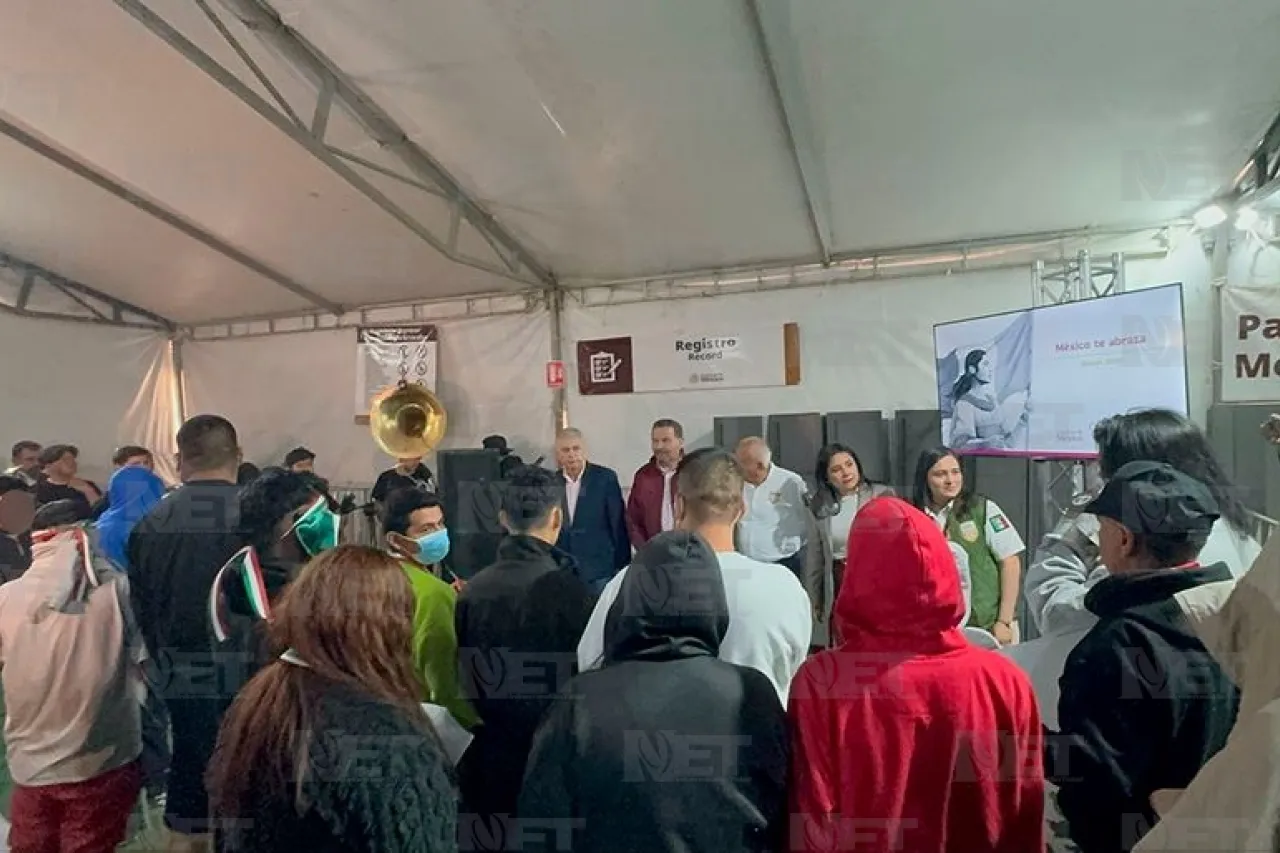 Supervisan recepción de mexicanos deportados por Juárez