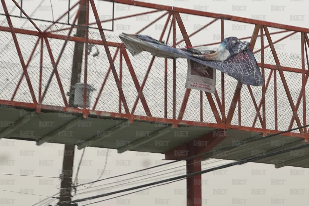 Persisten fuertes vientos y tolvaneras en Juárez esta tarde