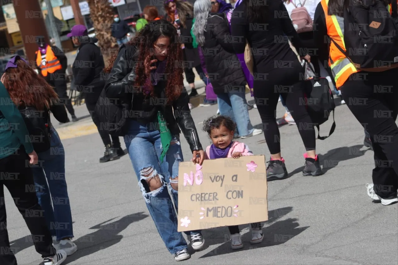Inicia marcha separatista en Juárez por el 8M
