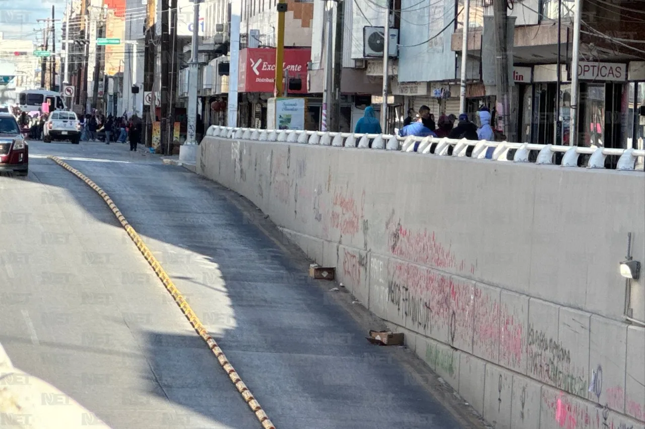 Así quedaron los grafitis en el túnel de la 16 tras la marcha del 8M