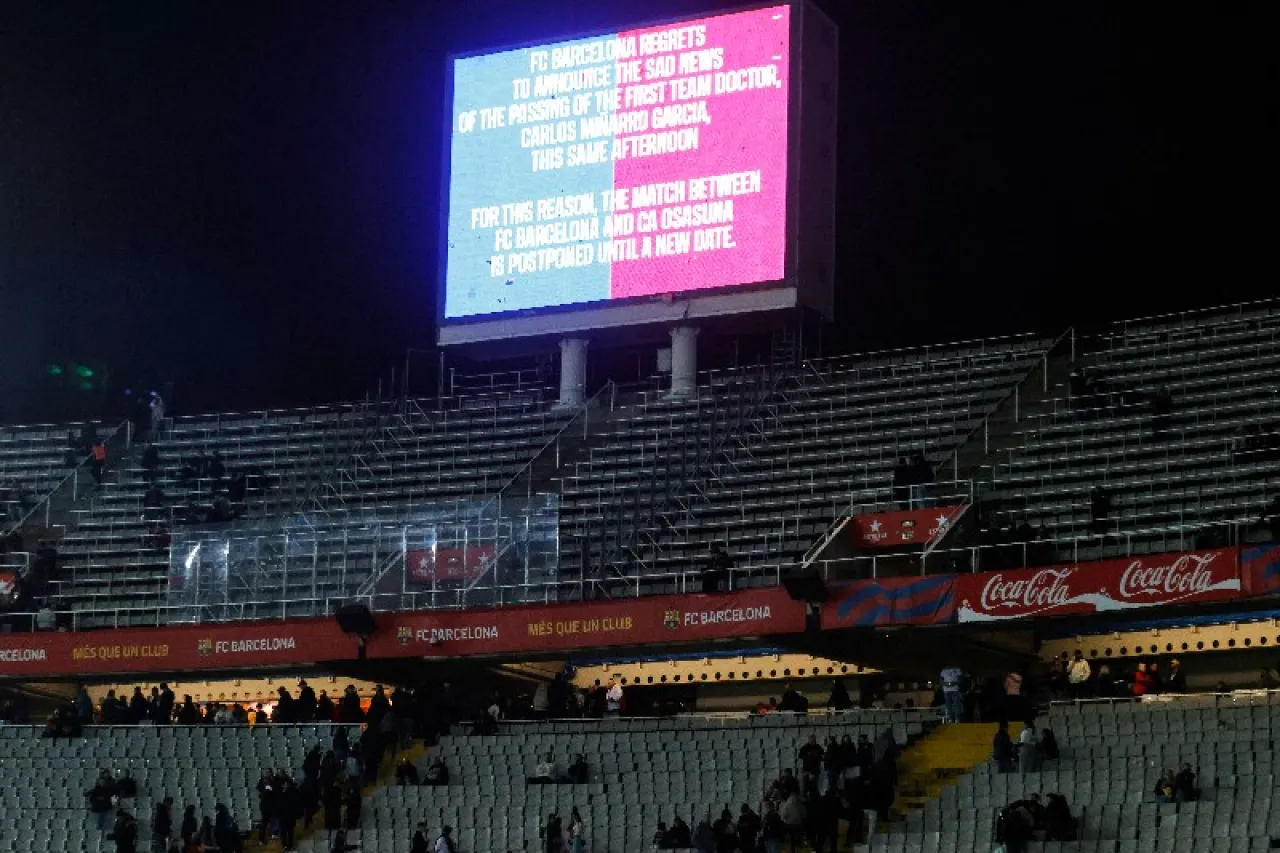 Muere miembro del FC Barcelona: Posponen duelo ante el Osasuna