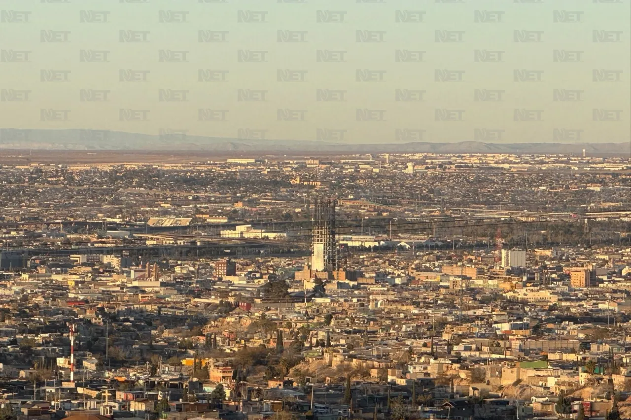 Vista panorámica de Ciudad Juárez desde el Camino Real