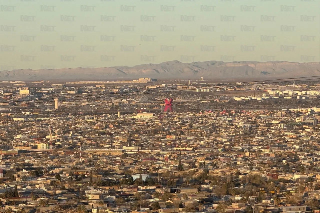 Vista panorámica de Ciudad Juárez desde el Camino Real