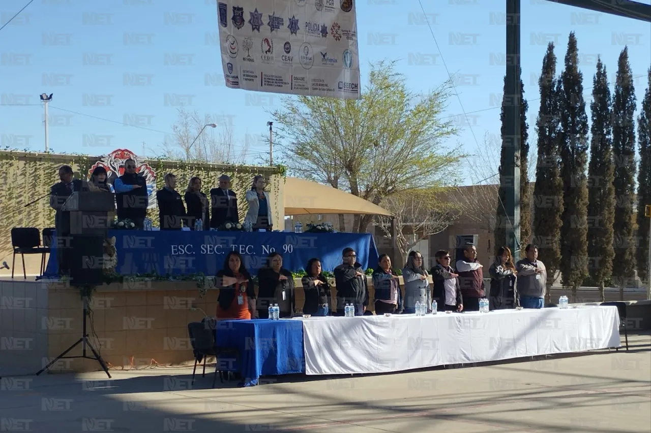 Inicia semana de Prevención y Convivencia Escolar en Técnica No. 90