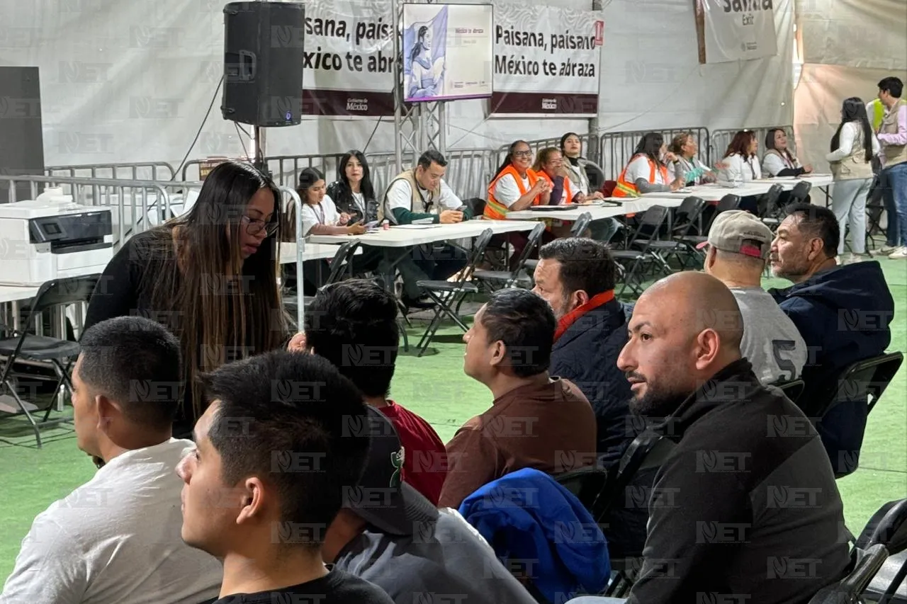 Suman más de mil mexicanos repatriados atendidos en Juárez