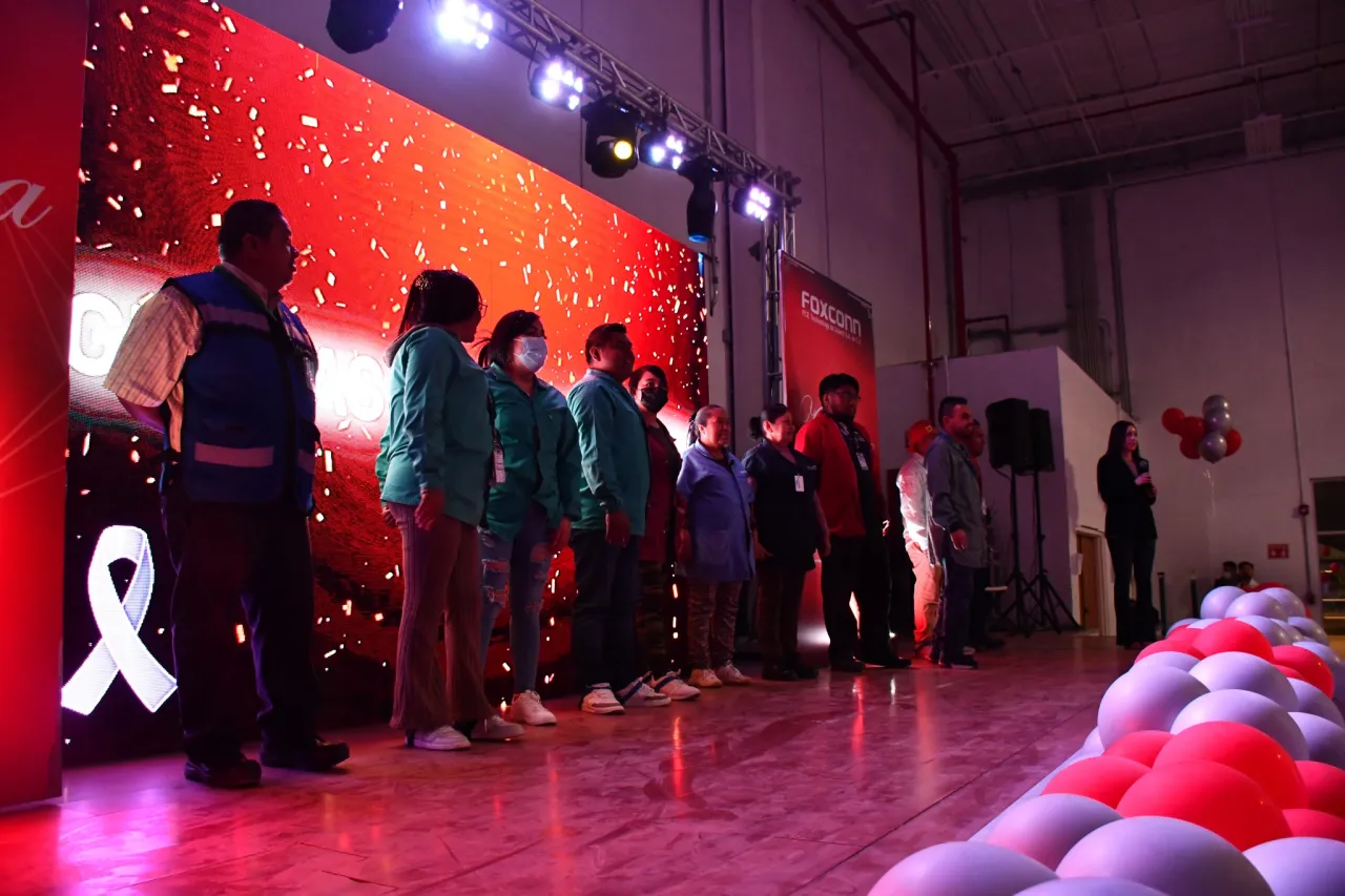Celebra Foxconn San Jerónimo logros de asistencia perfecta entre sus empleados