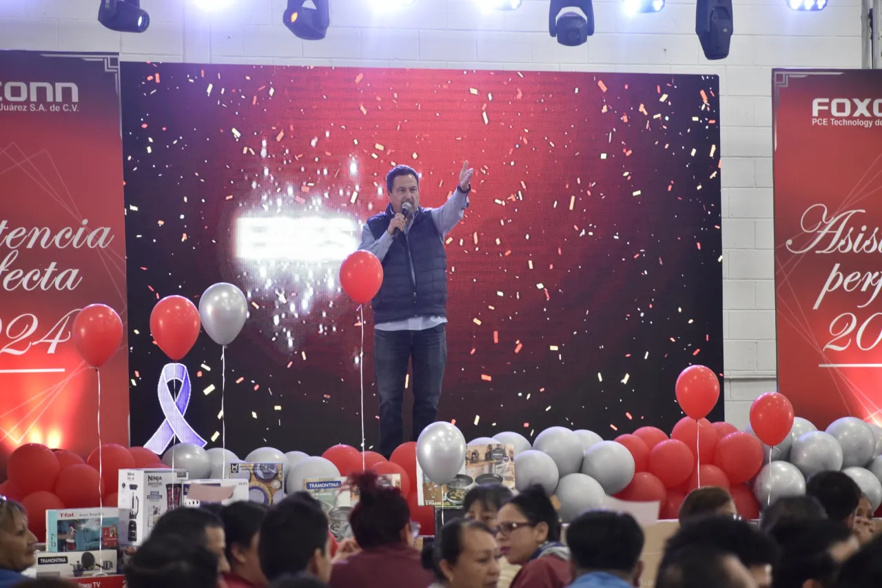 Celebra Foxconn San Jerónimo logros de asistencia perfecta entre sus empleados