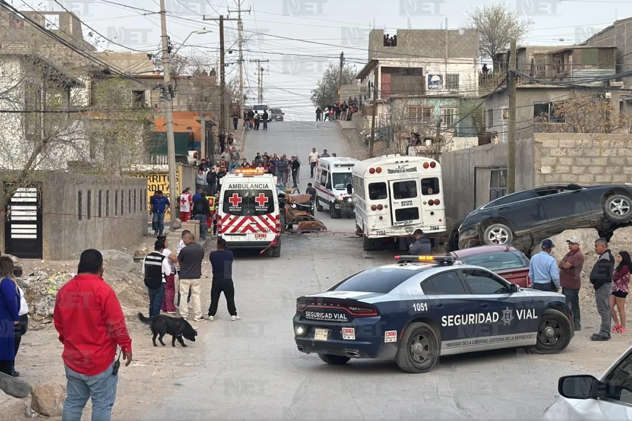 Rutas de transporte en Juárez suman casi 70 accidentes y dos muertes