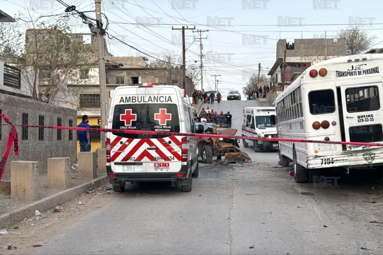 Rutas de transporte en Juárez suman casi 70 accidentes y dos muertes