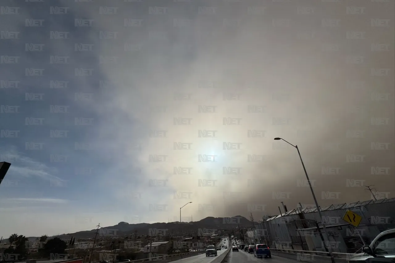 Sepia invade Juárez: Tormenta de arena reduce la visibilidad